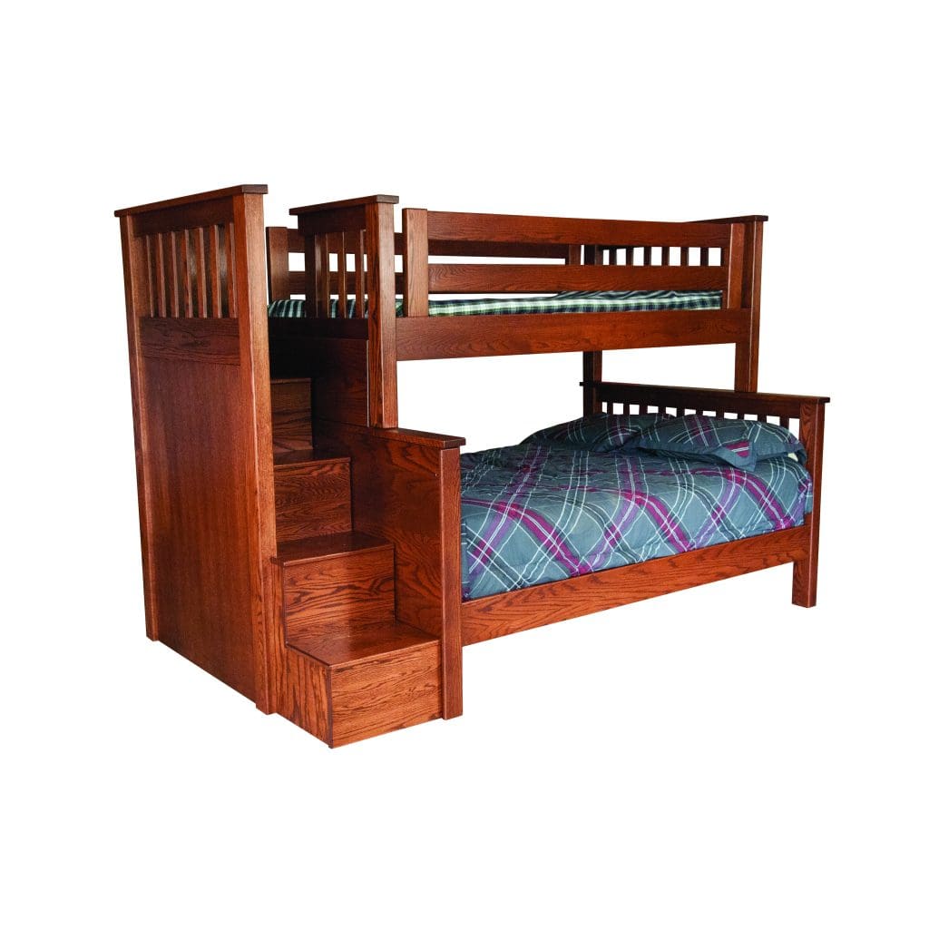 Millers Mission Bunk Bed with Step Unit and Storage Drawers