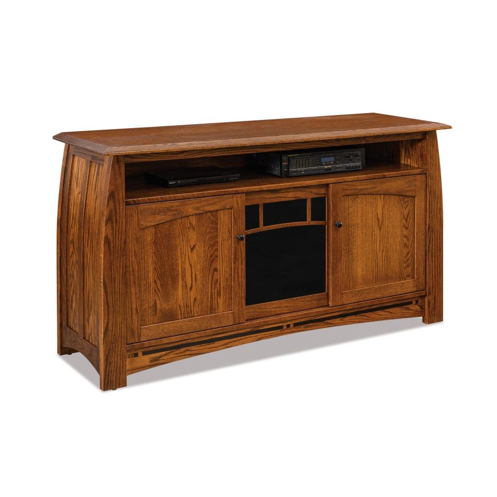 Boulder Creek 3 Door Media Stand with Opening