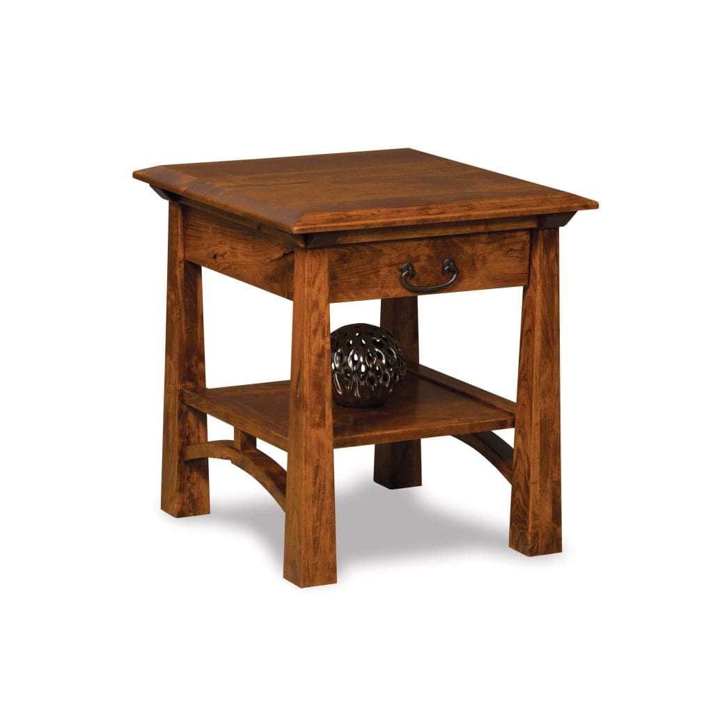 Artesa End Table with Drawer