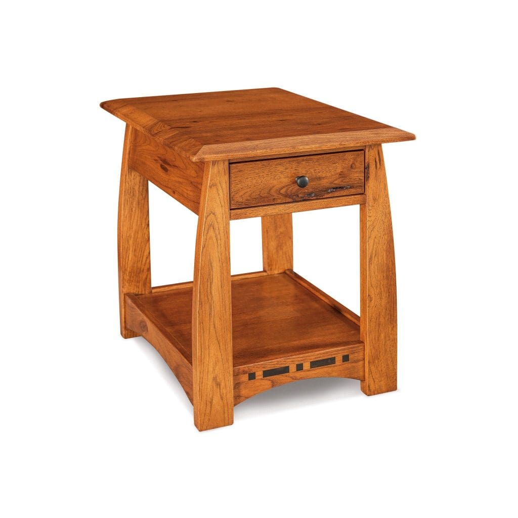 Boulder Creek End Table with Drawer