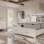 Elite mattress displayed in a styled Lancaster, PA bedroom