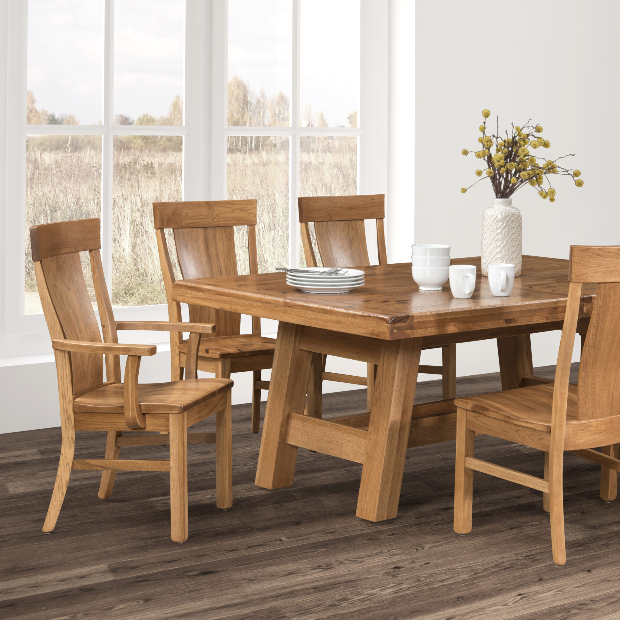 Light wood Dining Table Set