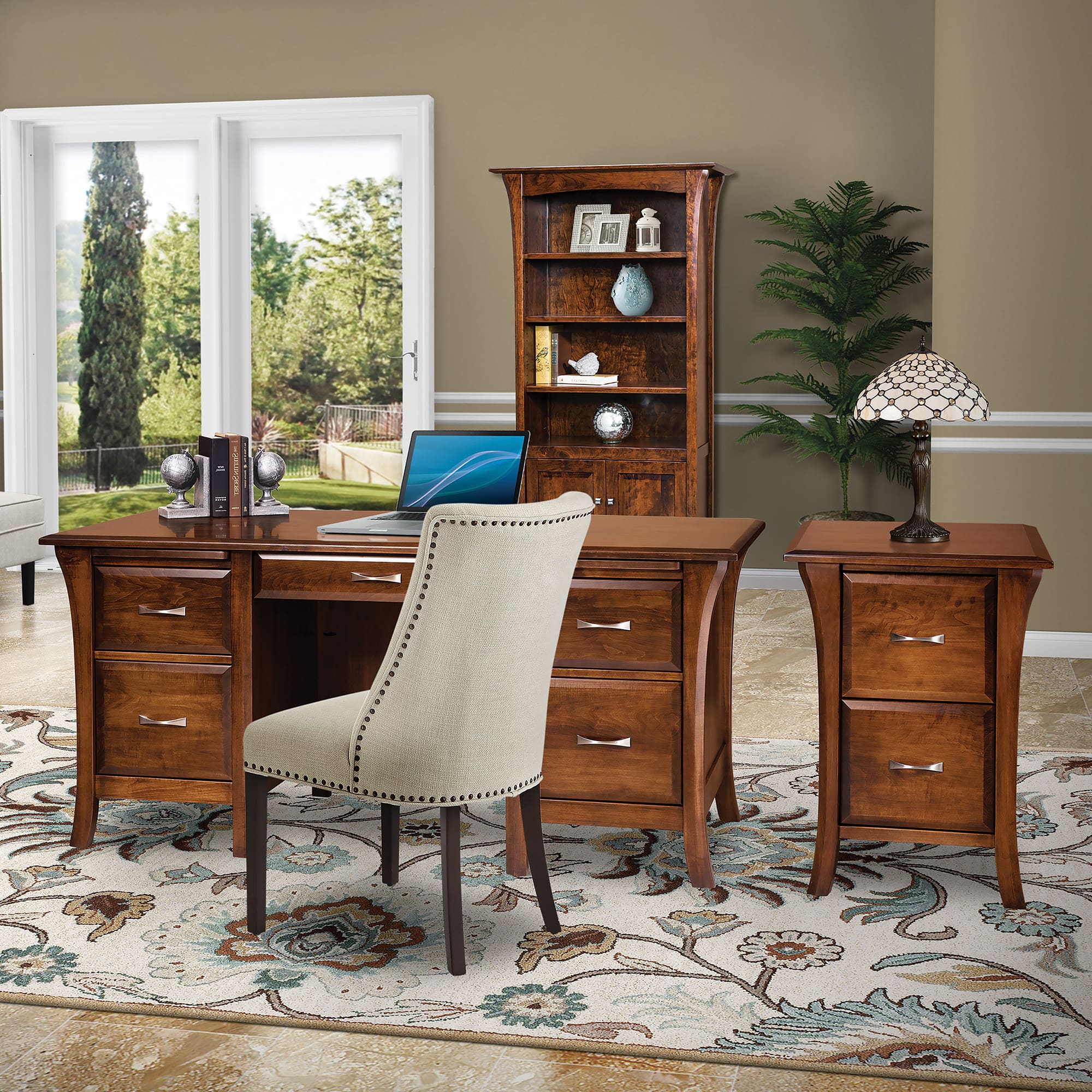 Cherry Desk Set