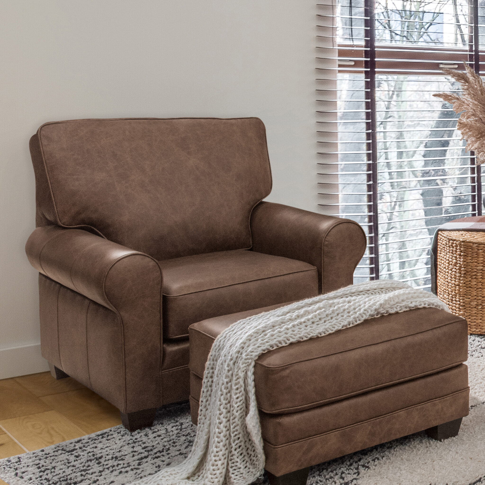 Brown Leather Chair