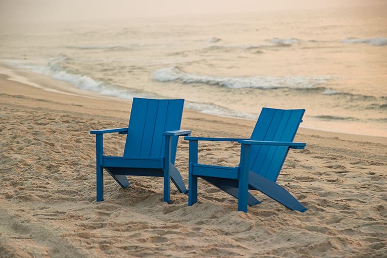 Simplicity Adirondack on Beach