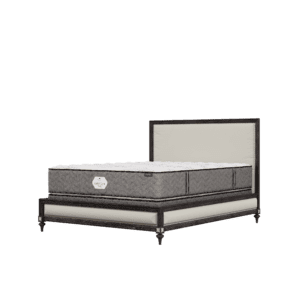 Quiet Night Duo mattress on bed frame, King's Impressions Lancaster PA