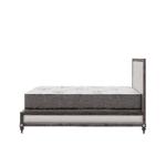 Quiet Night innerspring mattress quilted cover, side view