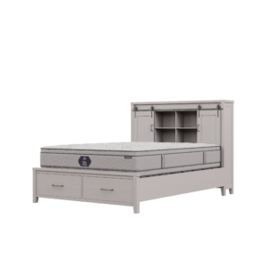 Elite Premier pillowtop mattress on bed frame, King's Impressions Lancaster PA
