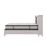 A full view of the Elite Luxe mattress, showing its quilted cover and natural latex comfort layer.