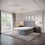 Conforma Gel mattress displayed in a styled Lancaster, PA bedroom