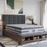 Perfect Choice Gel mattress displayed in a styled Lancaster, PA bedroom