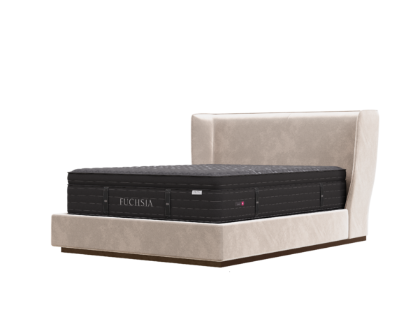 Fuchsia luxury mattress on bed frame, King's Impressions Lancaster PA