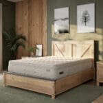 Chrysalis Luxe mattress displayed in a styled Lancaster, PA bedroom