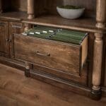 London office lateral filing cabinet in solid hardwood, King's Impressions Lancaster PA