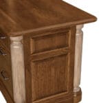 London collection turned column detail in solid hardwood, King's Impressions Lancaster PA