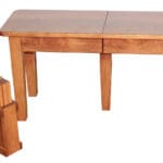 Shaker extend-a-bench with leaf storage holder, King's Impressions Lancaster PA
