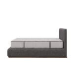 Resilience adjustable mattress surface, side view