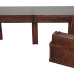 Western Plank extend-a-bench with leaf storage holder, King's Impressions Lancaster PA