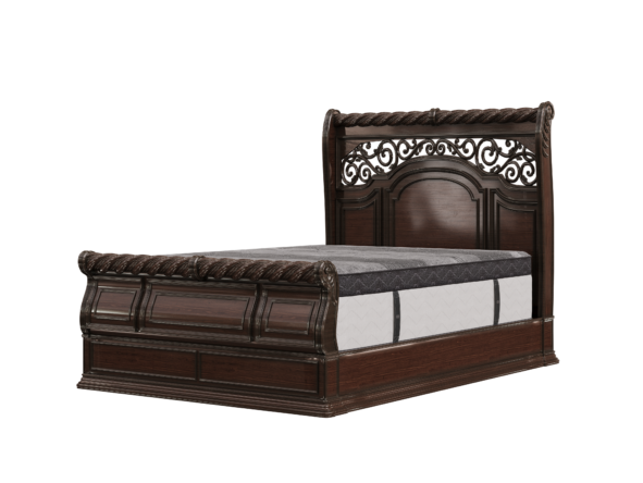 Integrity mattress on bed frame, King's Impressions Lancaster PA