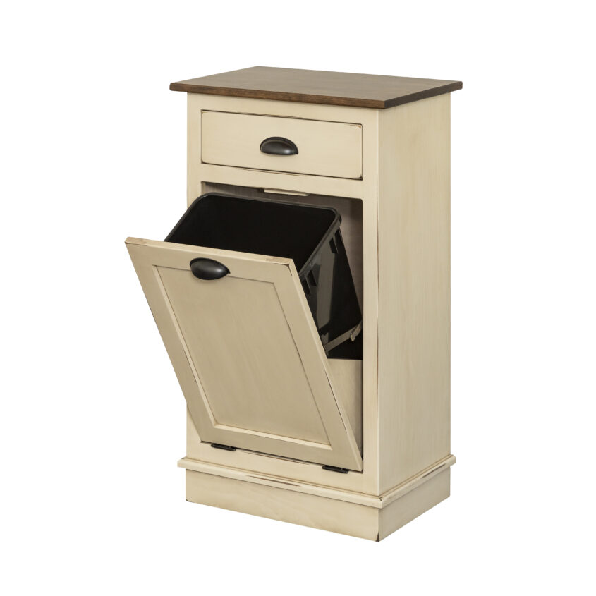 Trash Cabinet with Drawer