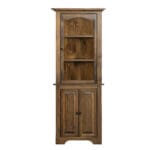 J95 small corner cupboard in special walnut finish